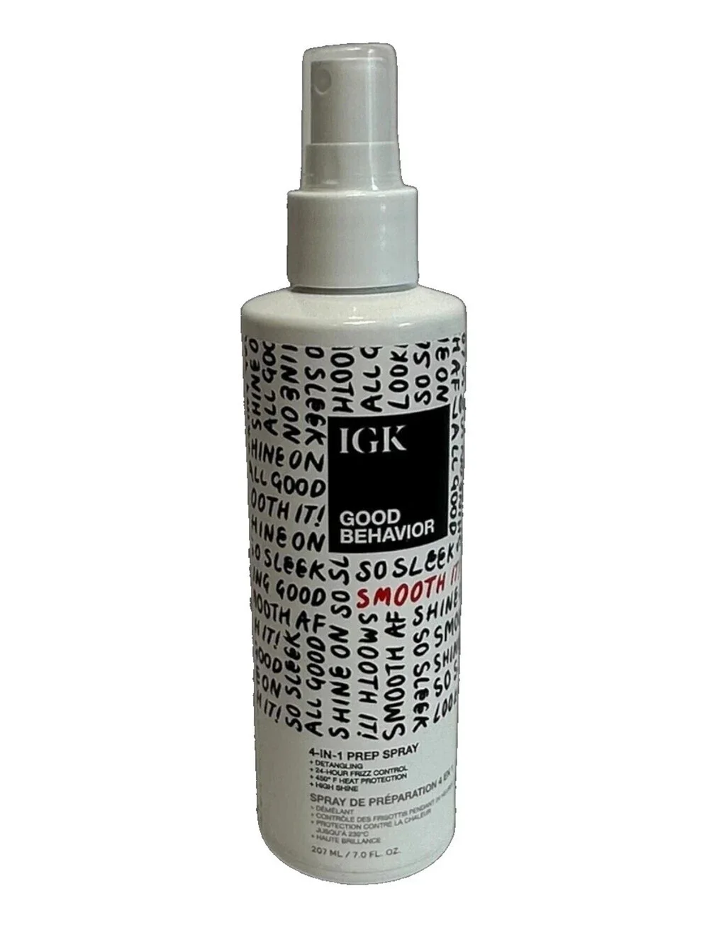 New without box- IGK Good Behavior 4-in-1 Prep Smoothing Spray, 207 mL / 7 oz